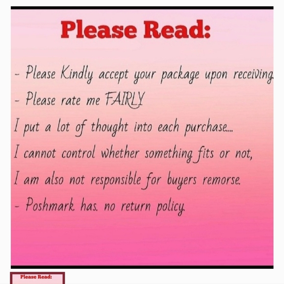 PLEASE READ - Picture 3 of 5